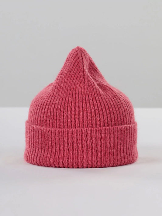 Wool Beanie - Fuchsia