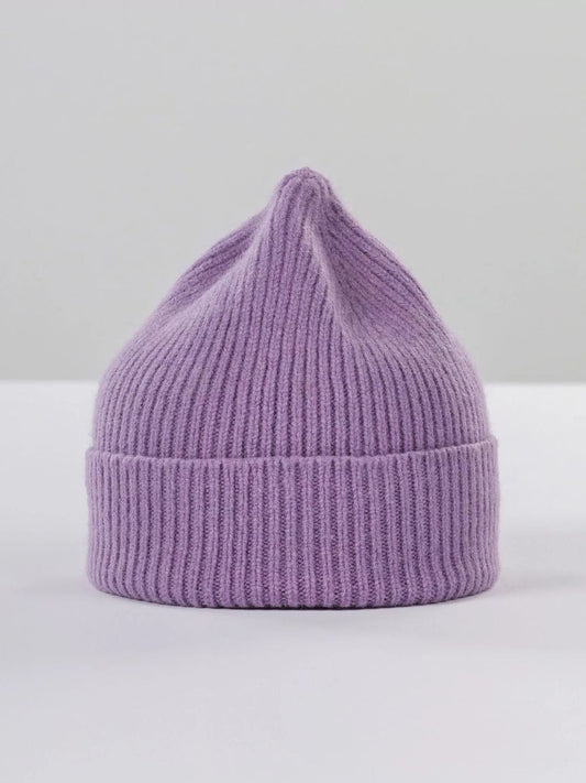 Wool Beanie - Lavender