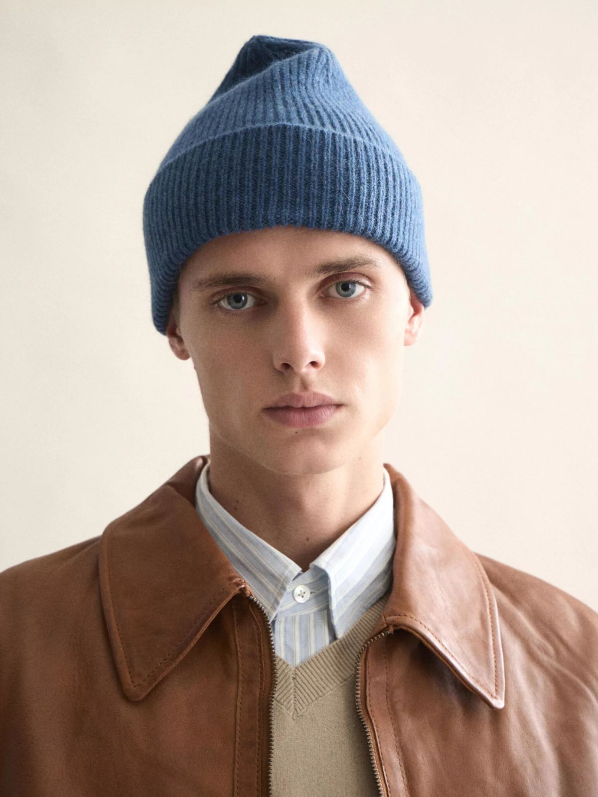 Wool Beanie - Steel