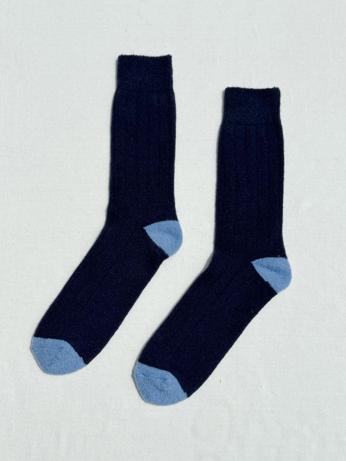 Classic Cashmere Socks - Navy