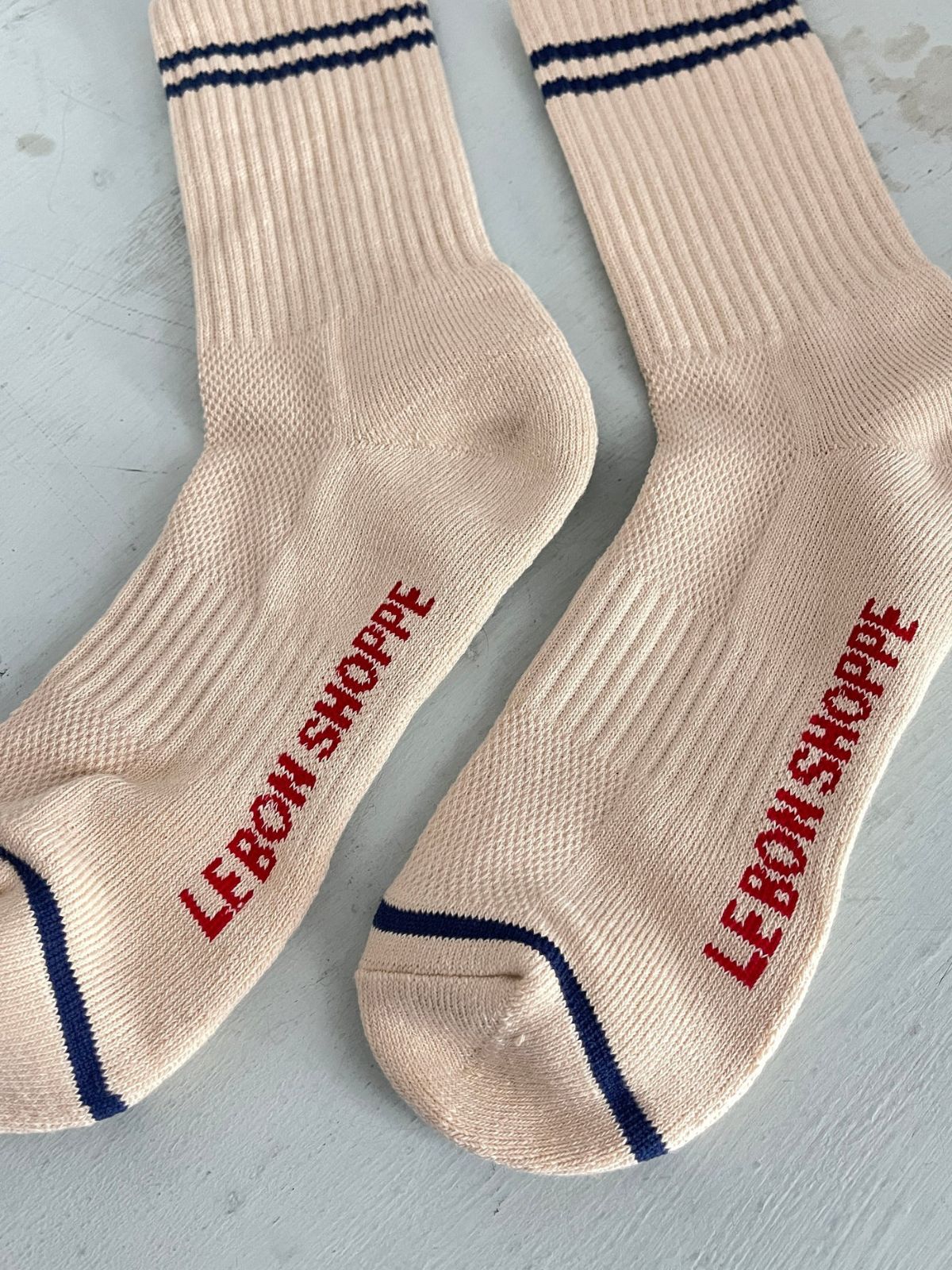 Boyfriend Socks - Cashew