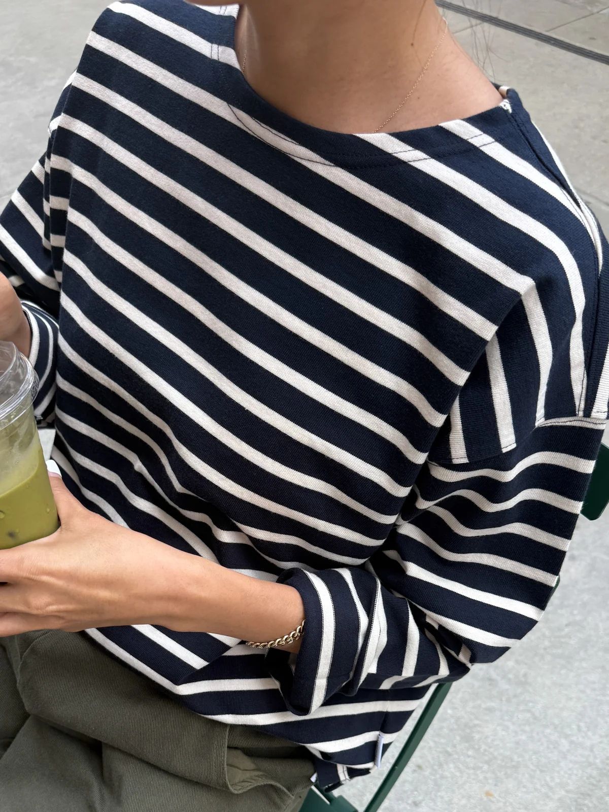 Sailor Stripe Top - Navy