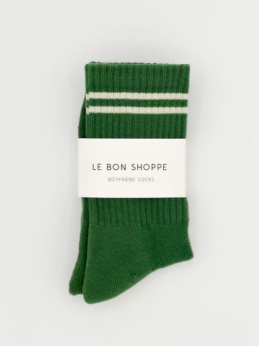 Boyfriend Socks - Moss