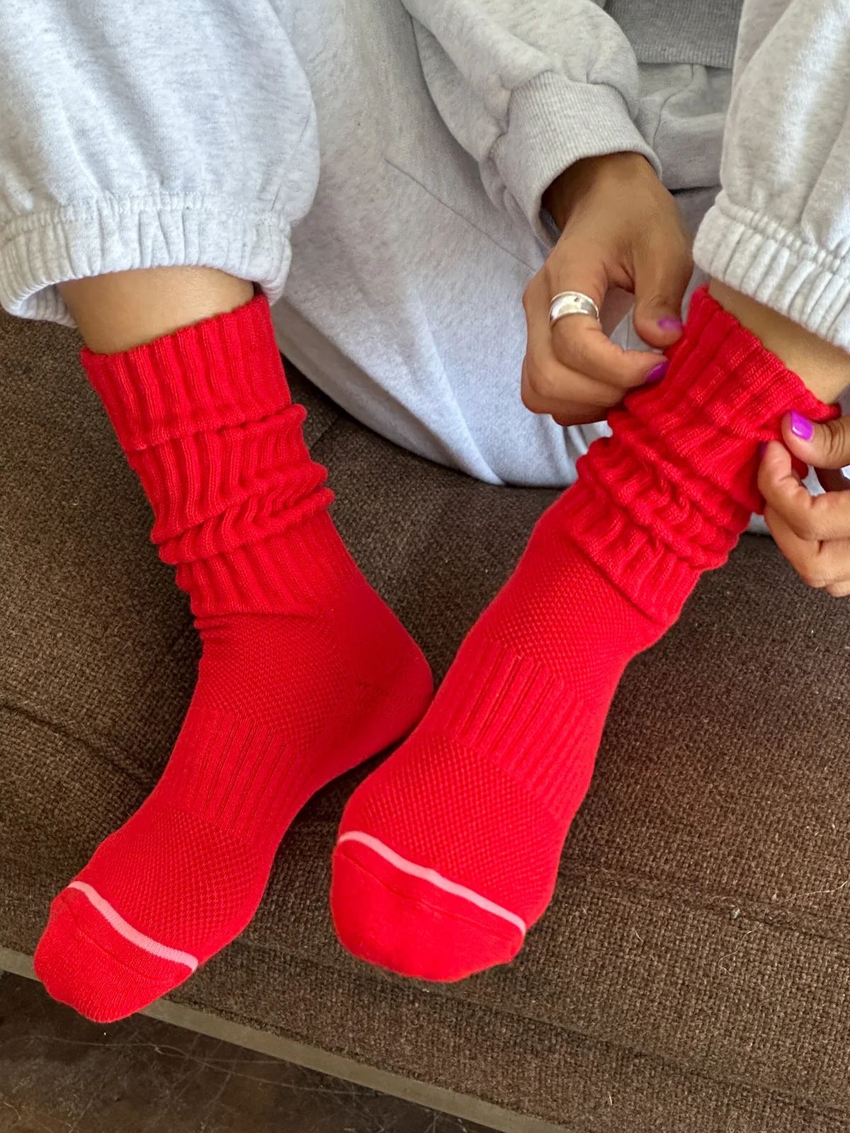 Ballet Socks- Strawberry