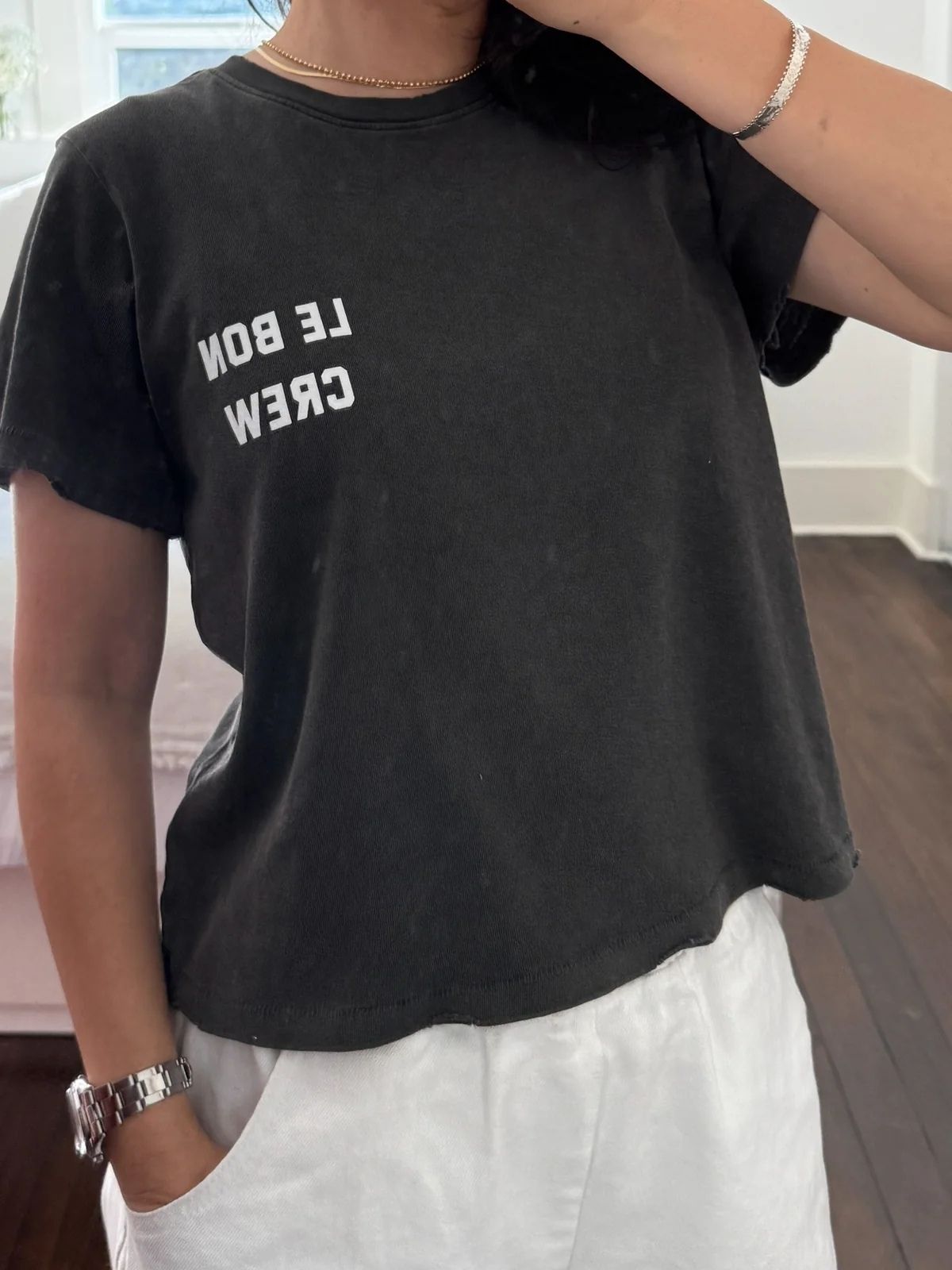 Darling Tee Le Bon Crew - Vintage Black
