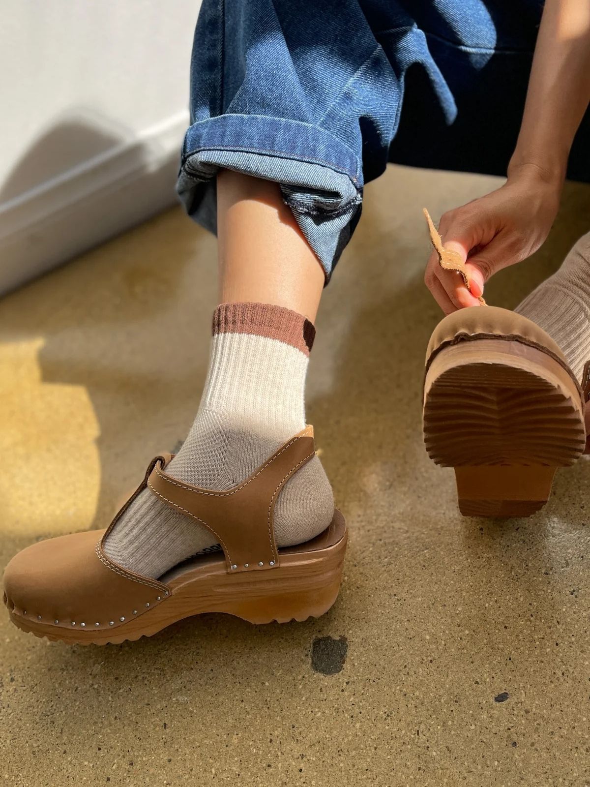 Girlfriend Socks - Black Coffee