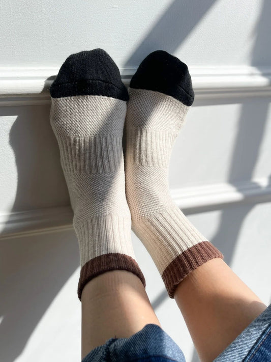 Girlfriend Socks - Black Coffee