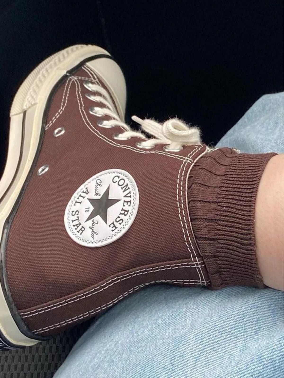 Her Socks - Coffee
