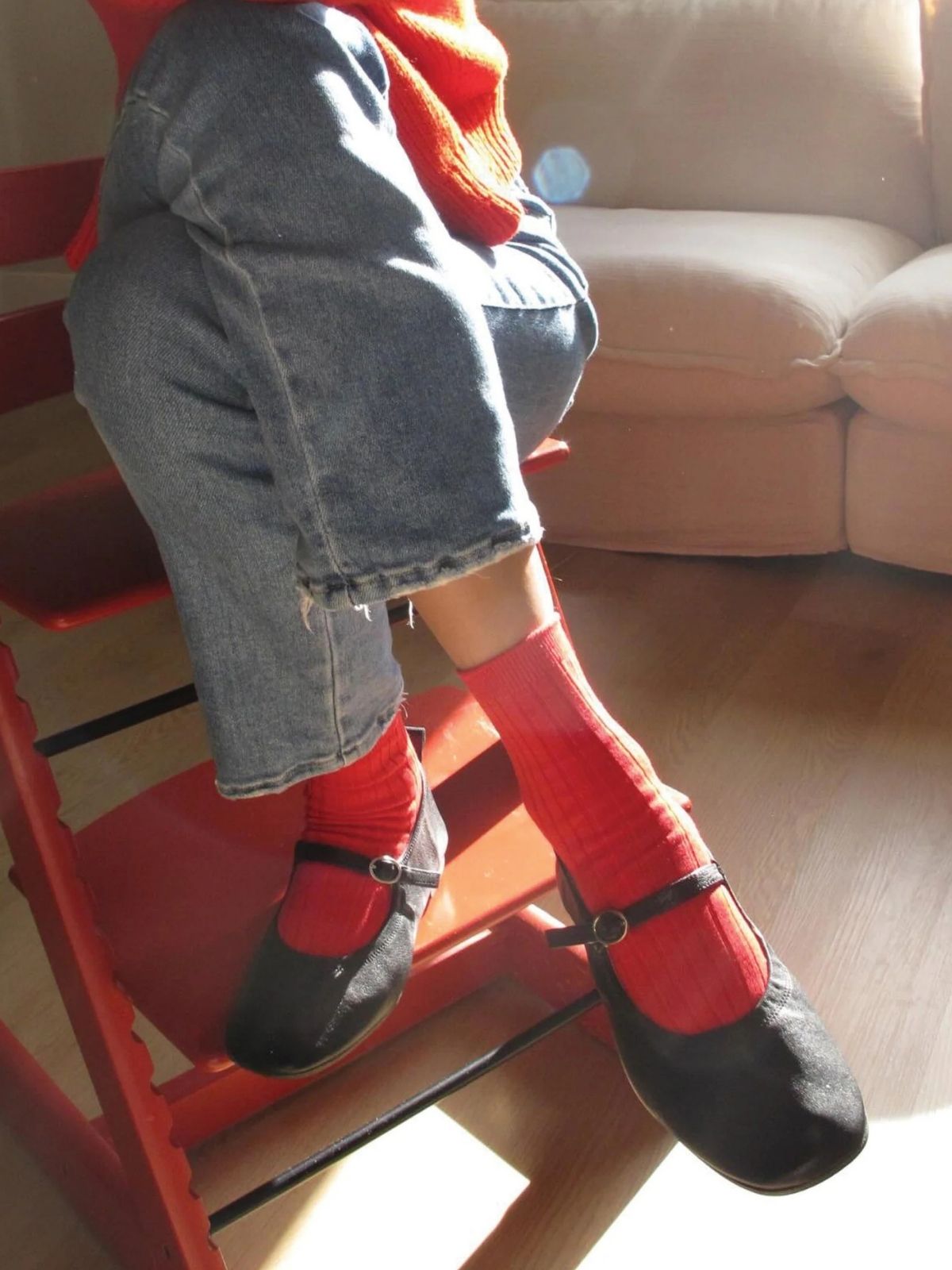 Her Socks - Red