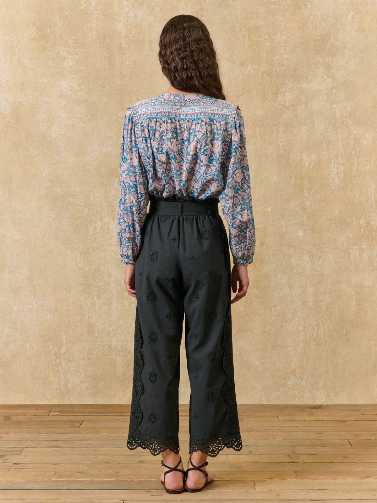 Jane Printed Shirt - Blue
