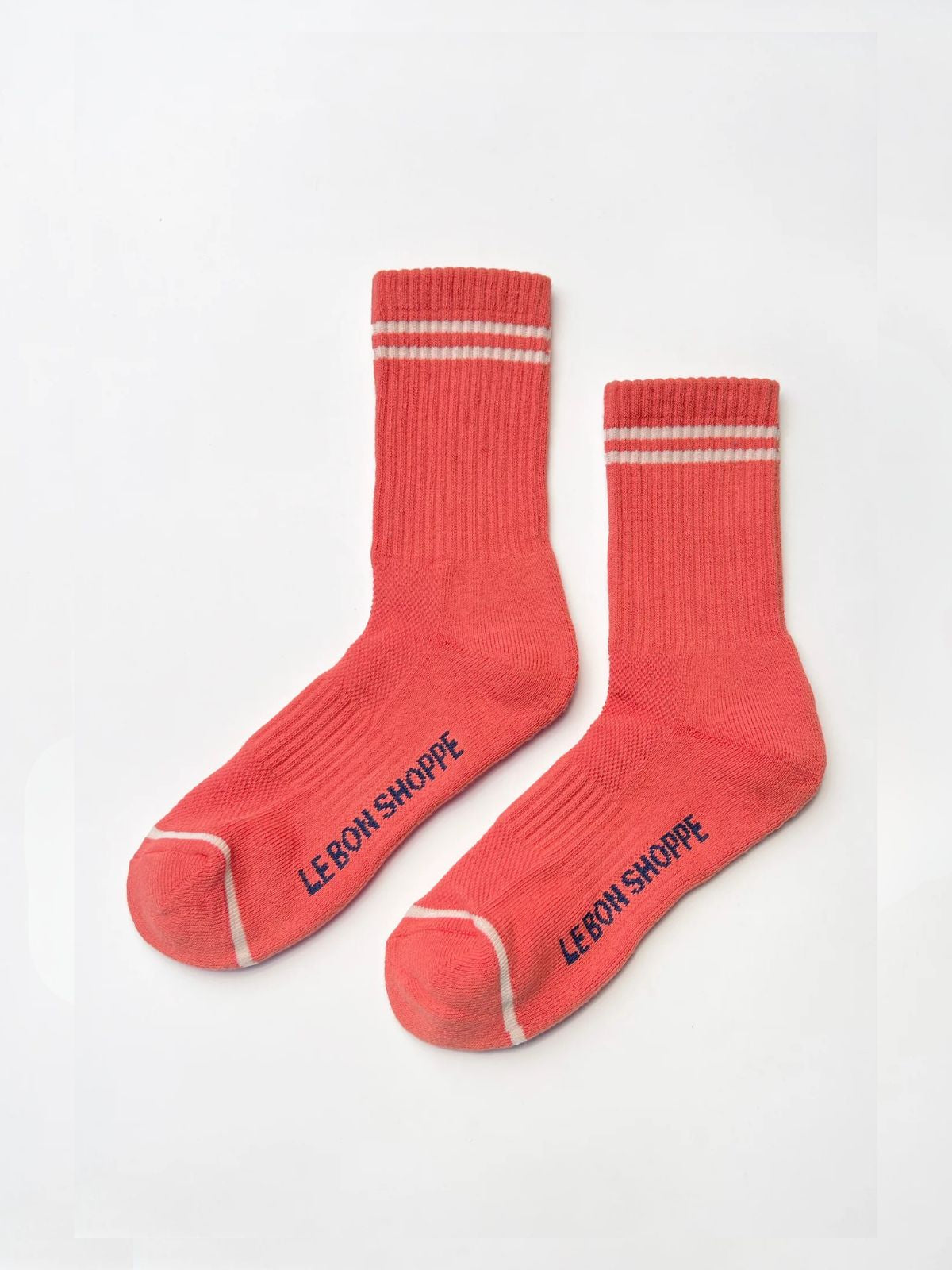 Boyfriend Socks - Coral
