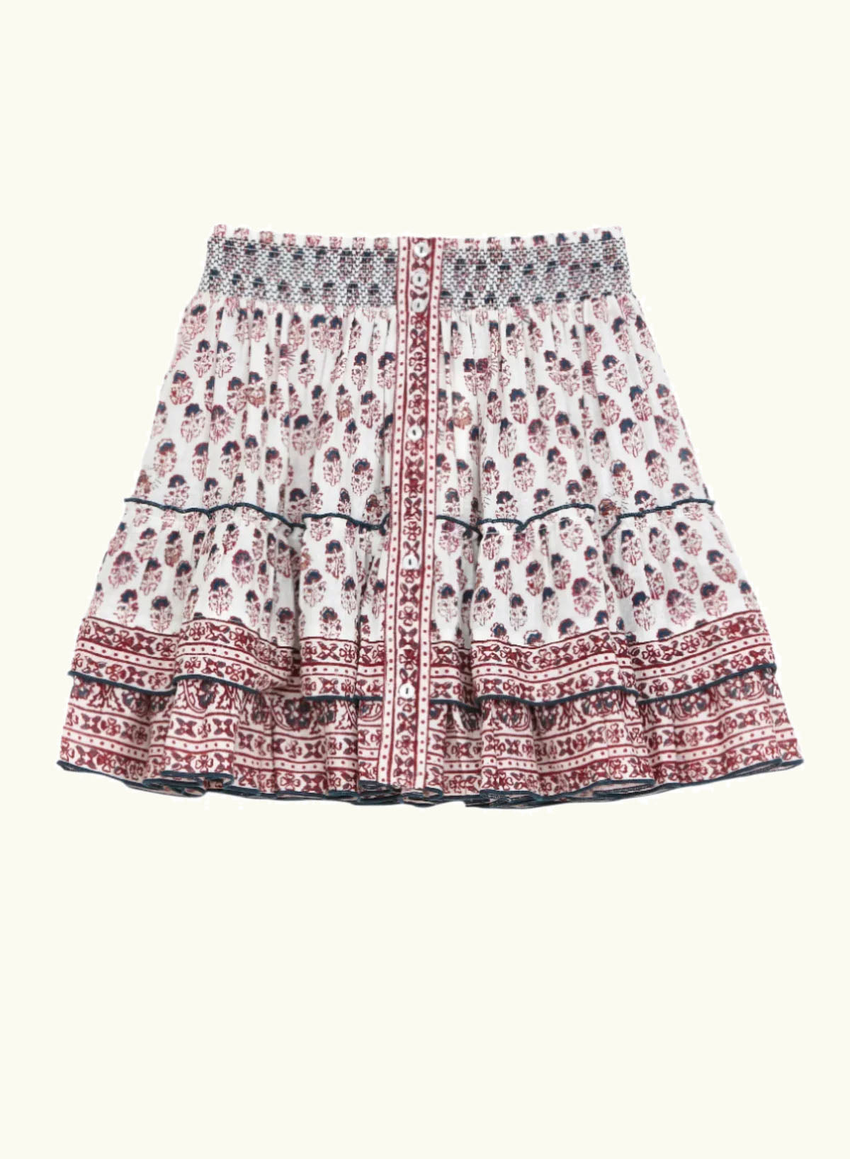 Kiki Print Mini Skirt
