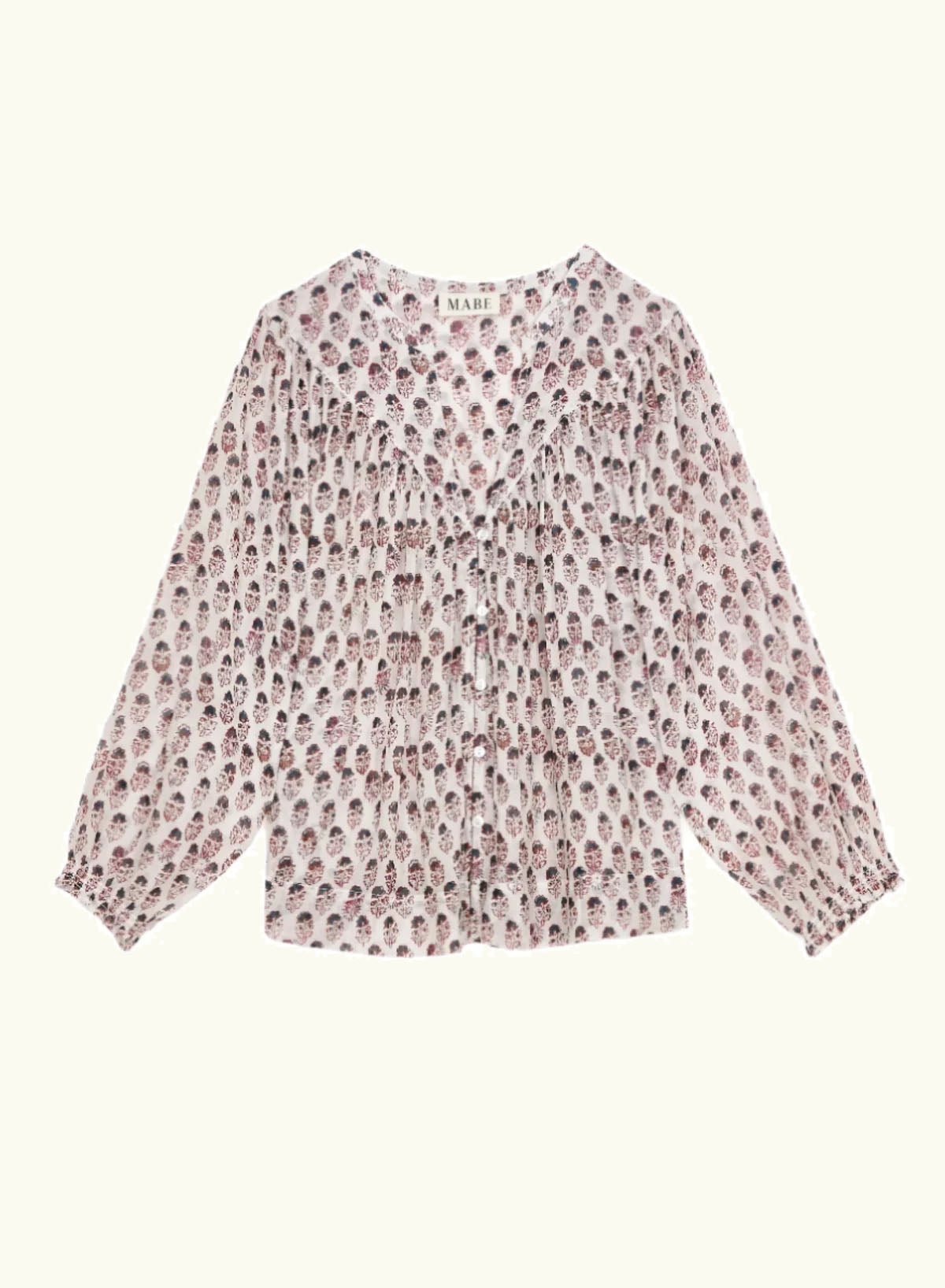 Kiki Print Long Sleeves Top
