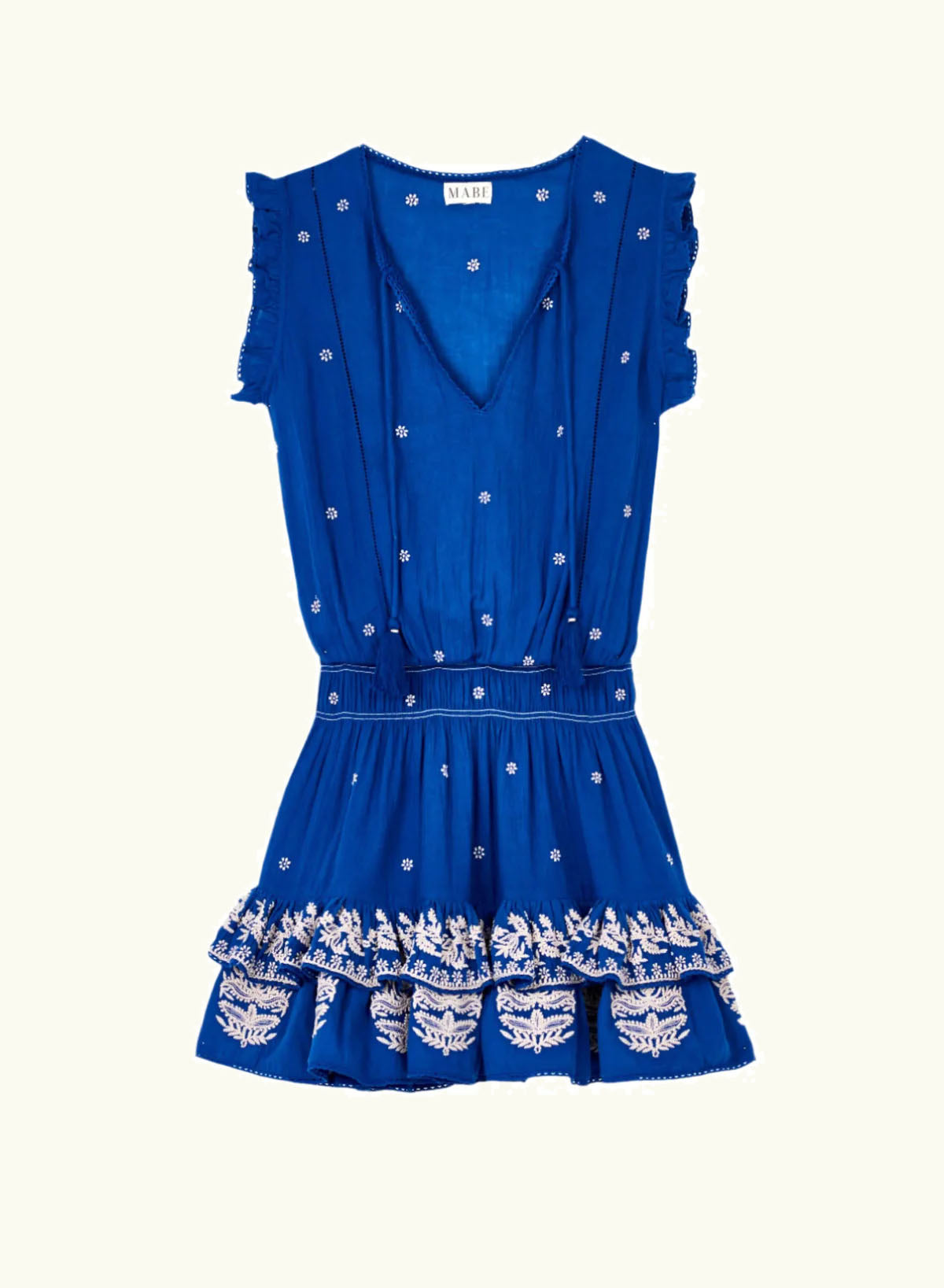 Mina Embroidered Short Dress