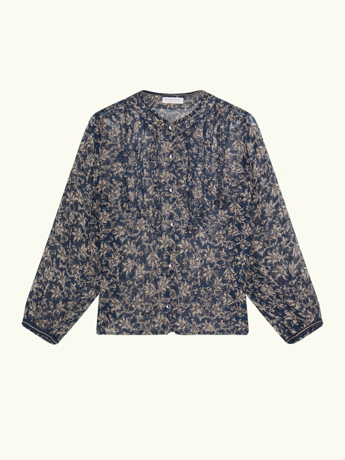 Corina Print Shirt - Teal