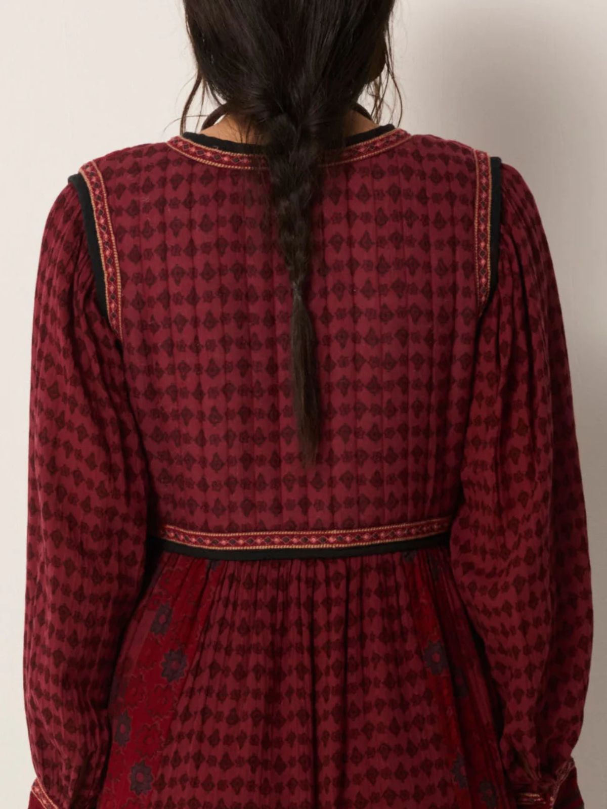 Ginevra Dress - Burgundy