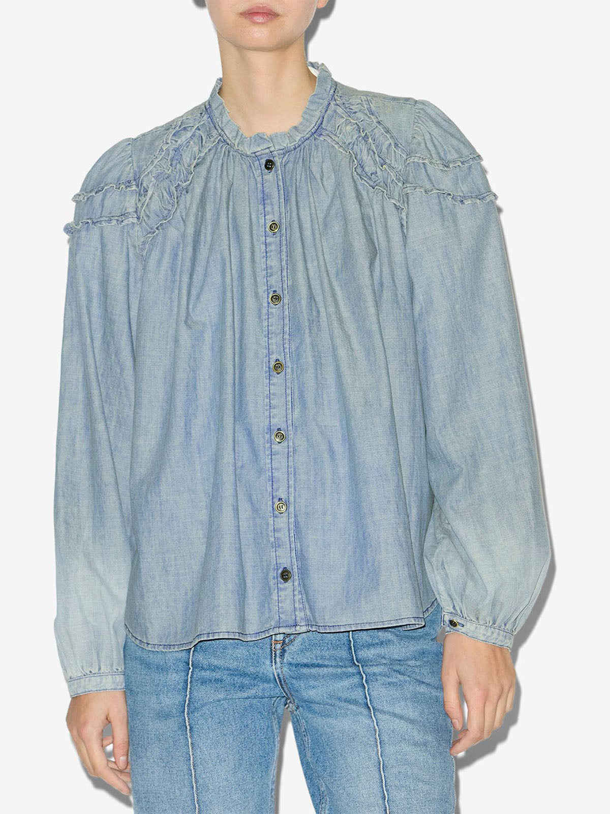 Milya Chambray Blouse