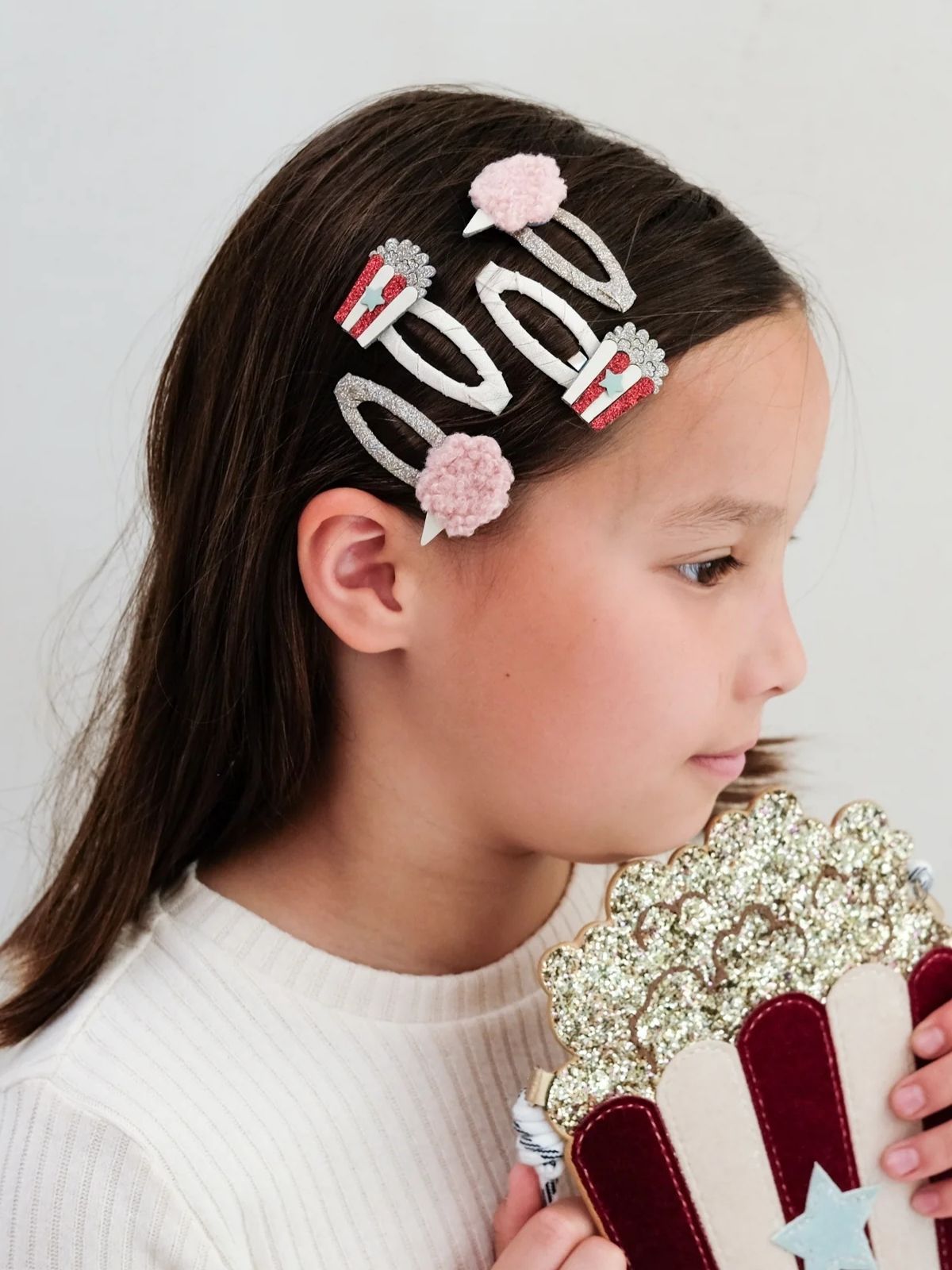 Popcorn & Candyfloss Clips - Multi