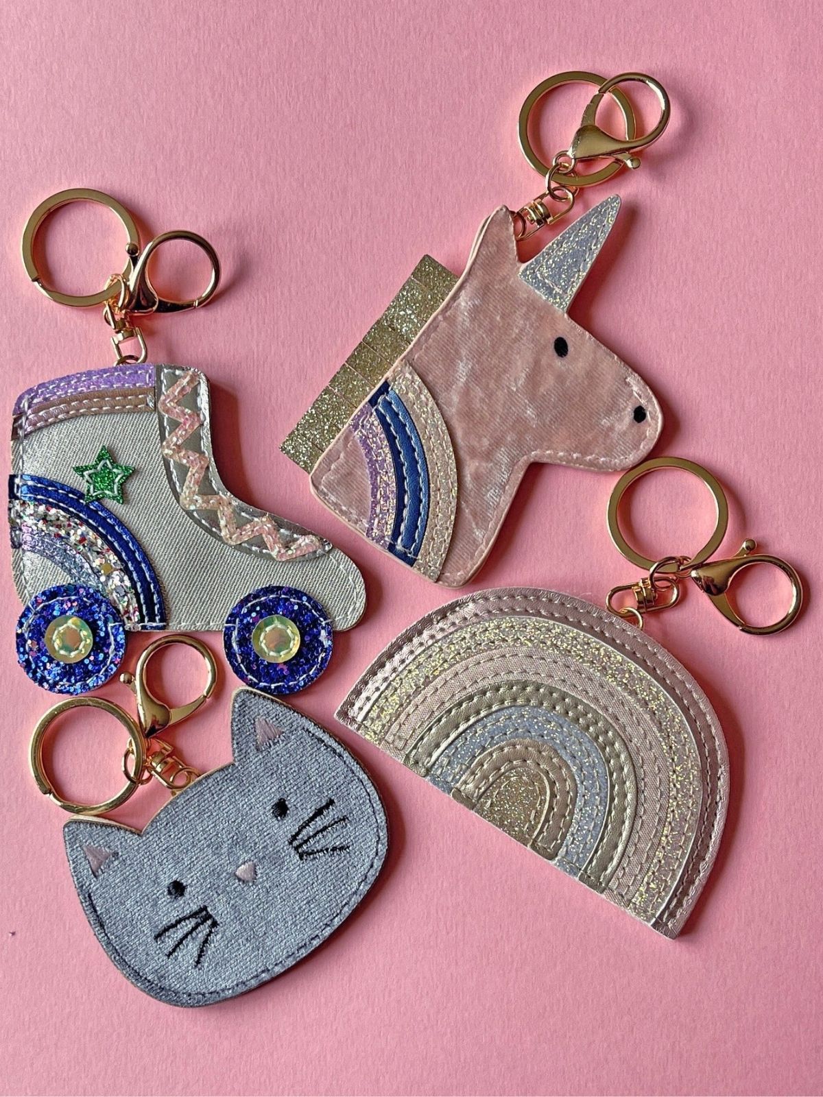 Rollerskate Keyring - Multi