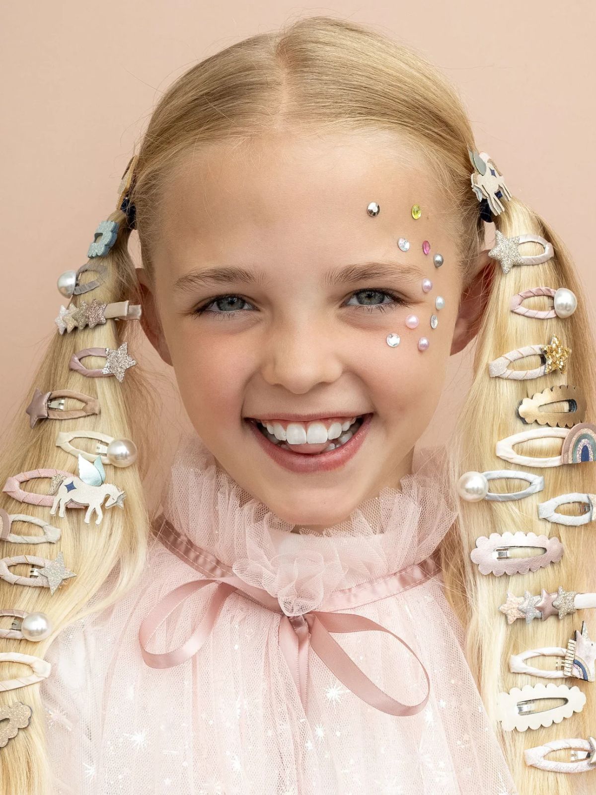 Layered Star Clips - Shimmer