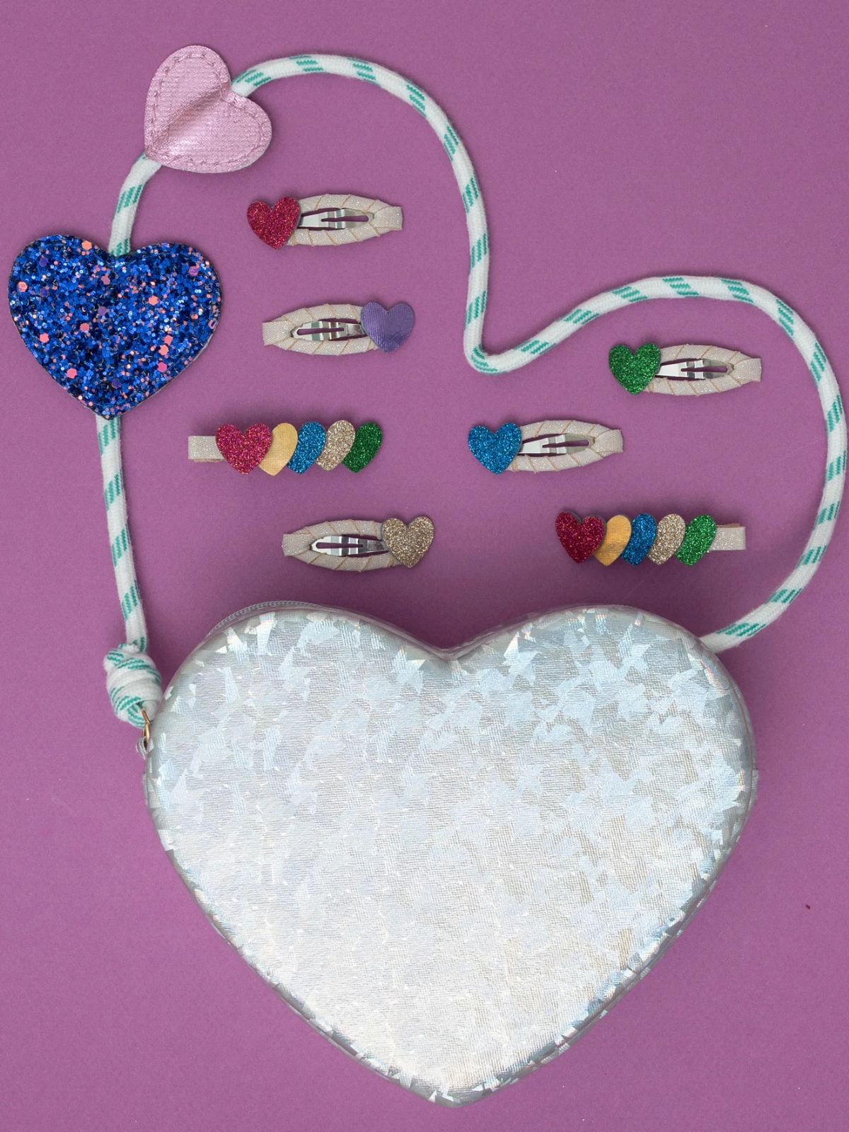 Jazzy heart Mini Clic Clacs - Multi