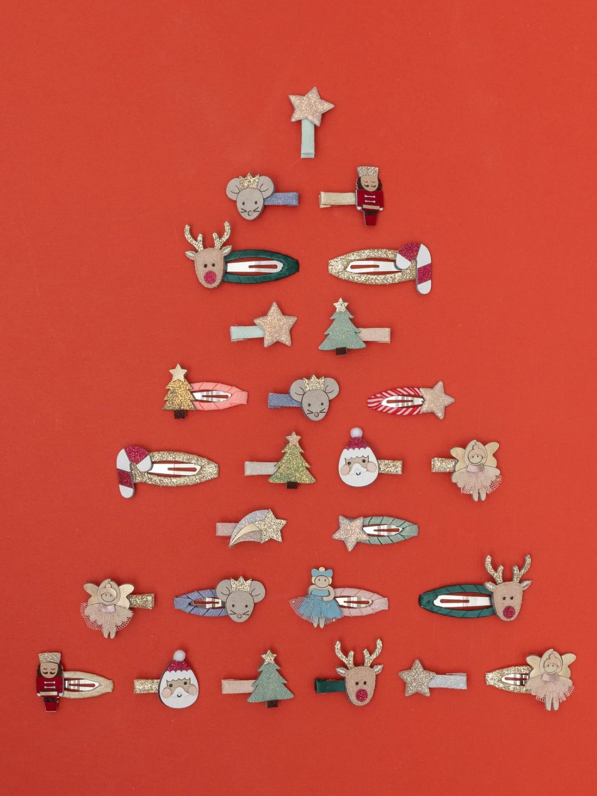 Rudolph & Candy Cane Clic Clacs- Multi