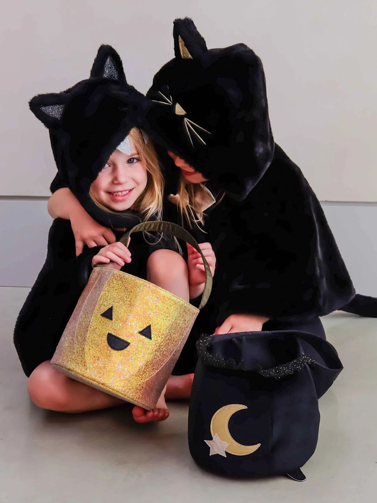 Glitter Pumpkin Trick or Treat Bag