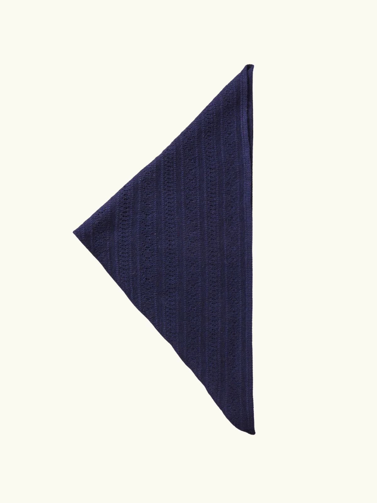 Alma twisted Triangle Scarf - Navy