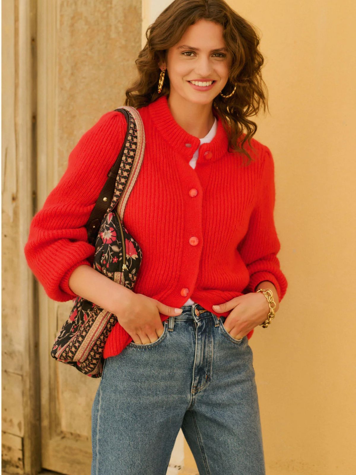 Mirabelle Cardigan - Red