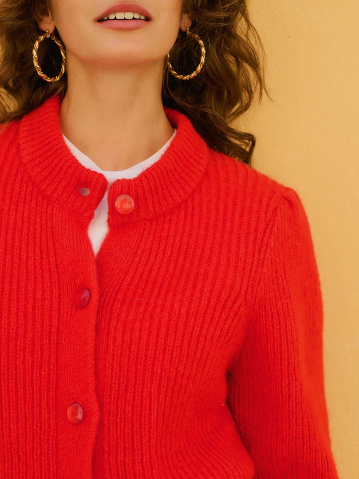 Mirabelle Cardigan - Red