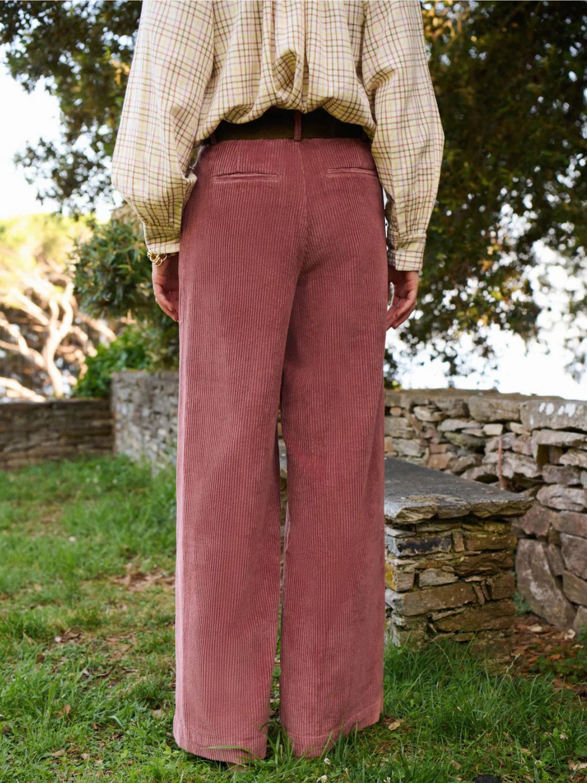 Pedro Cord Trousers - Brick