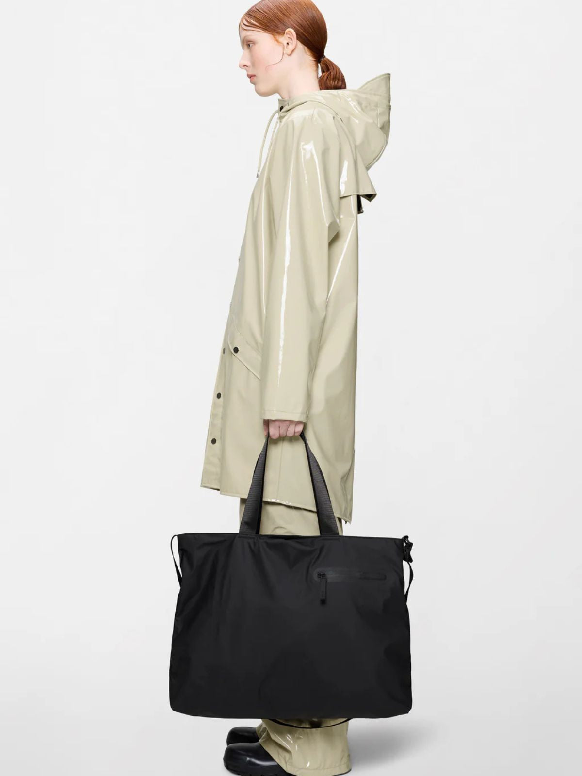 Dash Messenger Tote Bag - Black