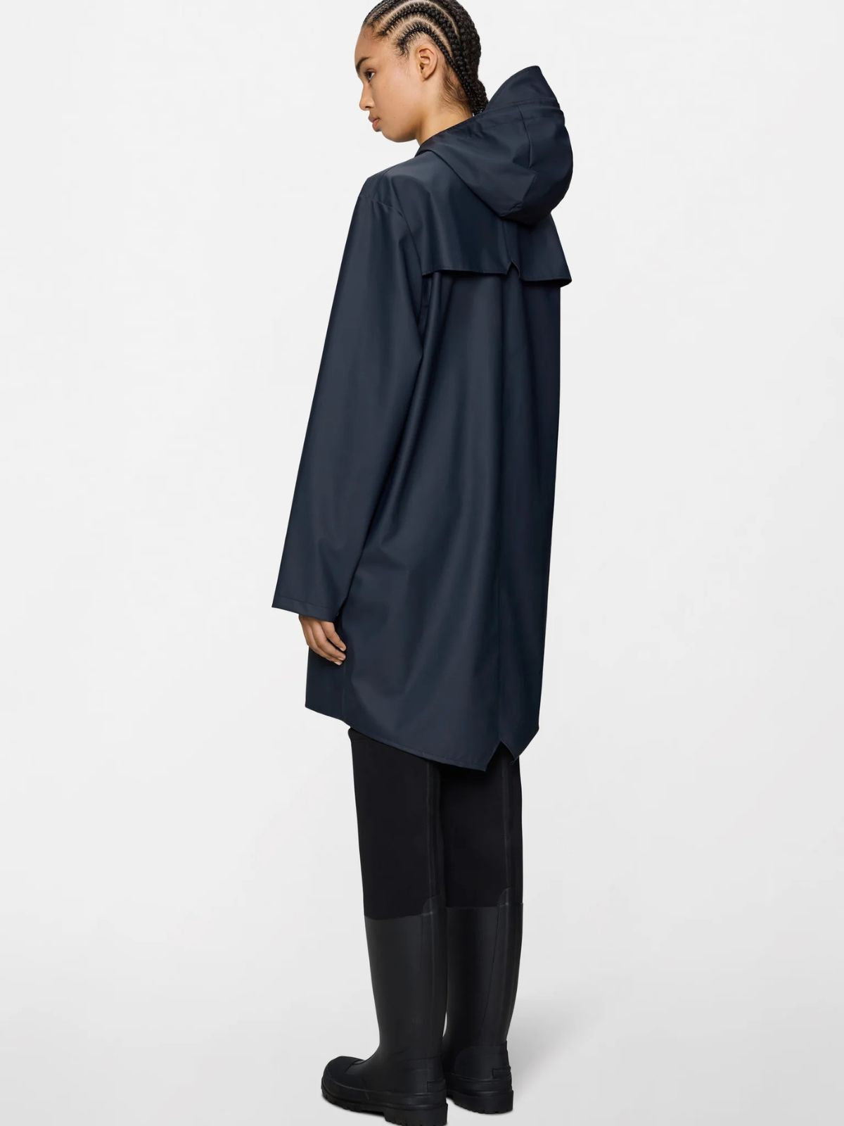 Long Rain Jacket - Navy