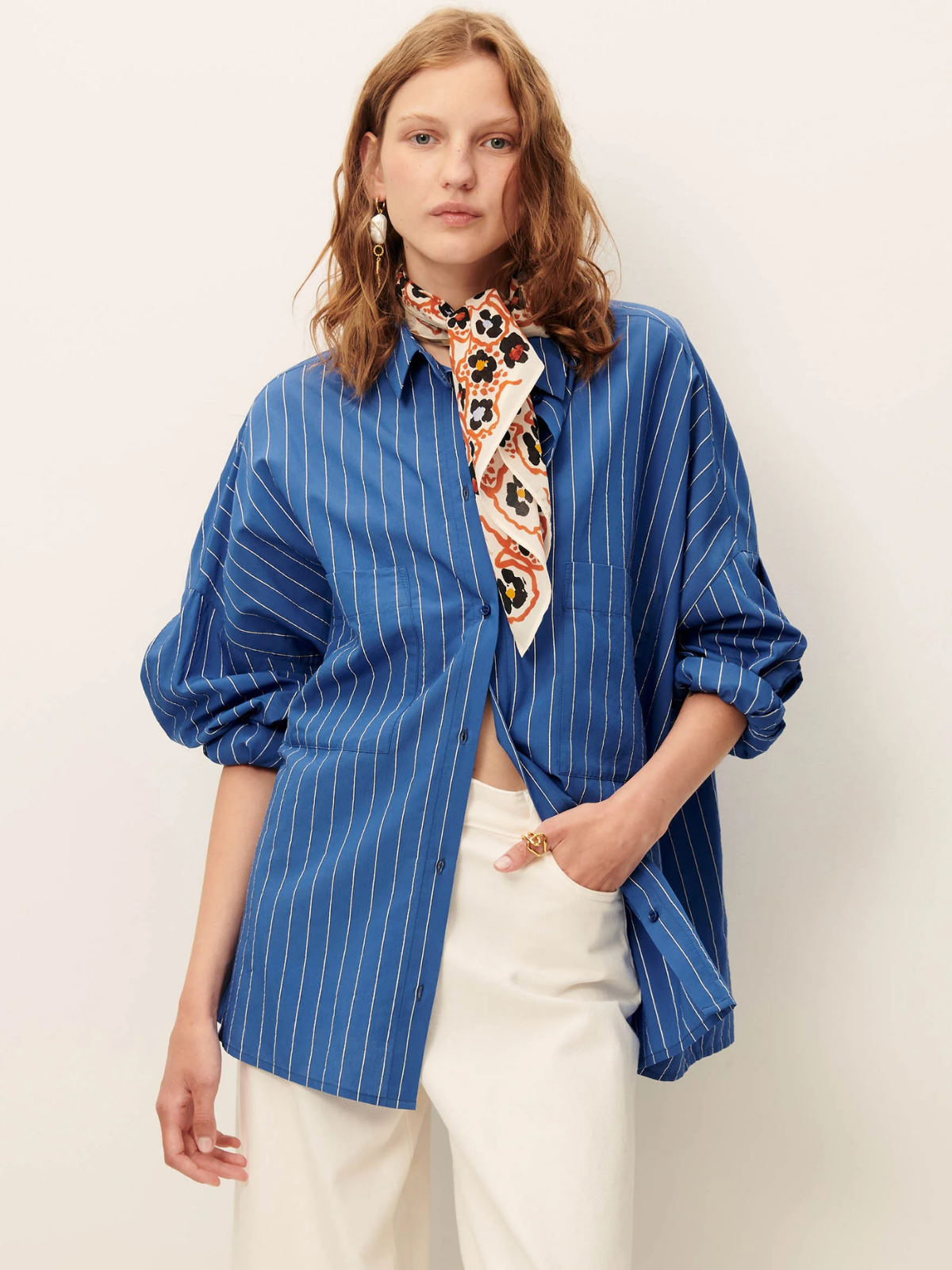 Fontania Oversize Stripe Shirt