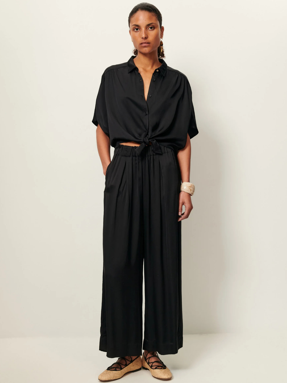 Isla Night Trousers - Black