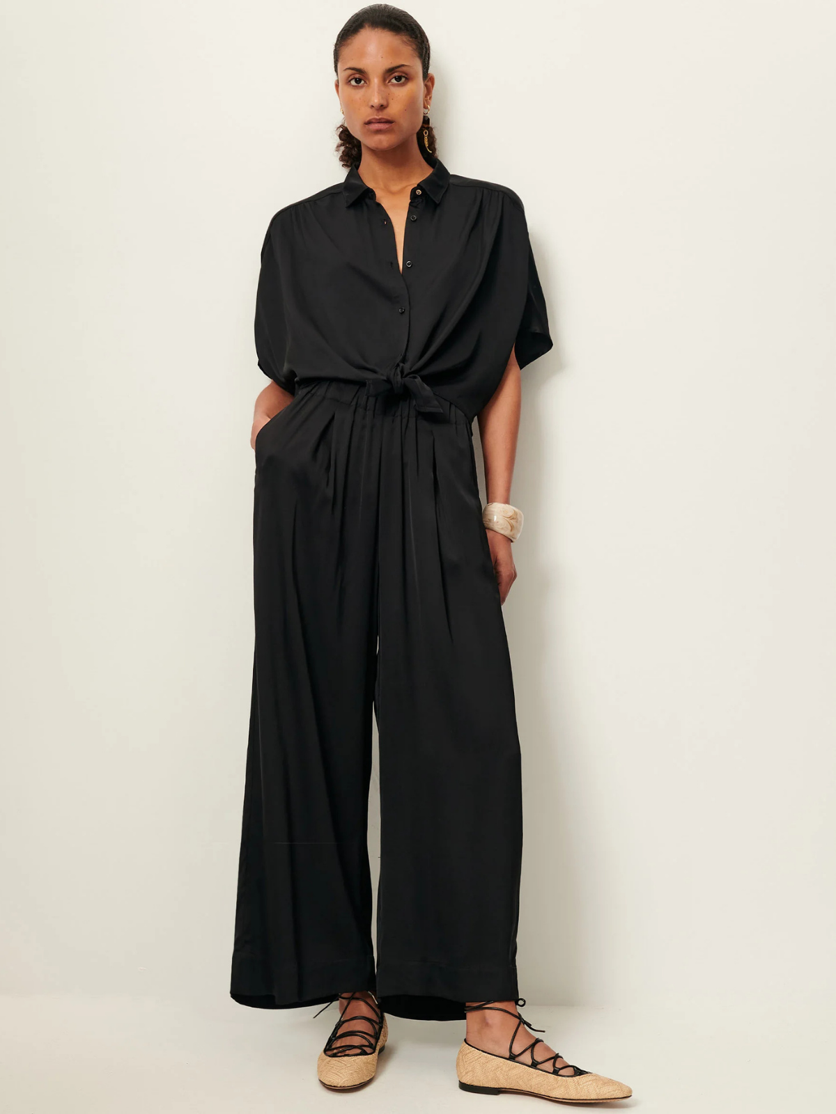 Isla Night Trousers - Black