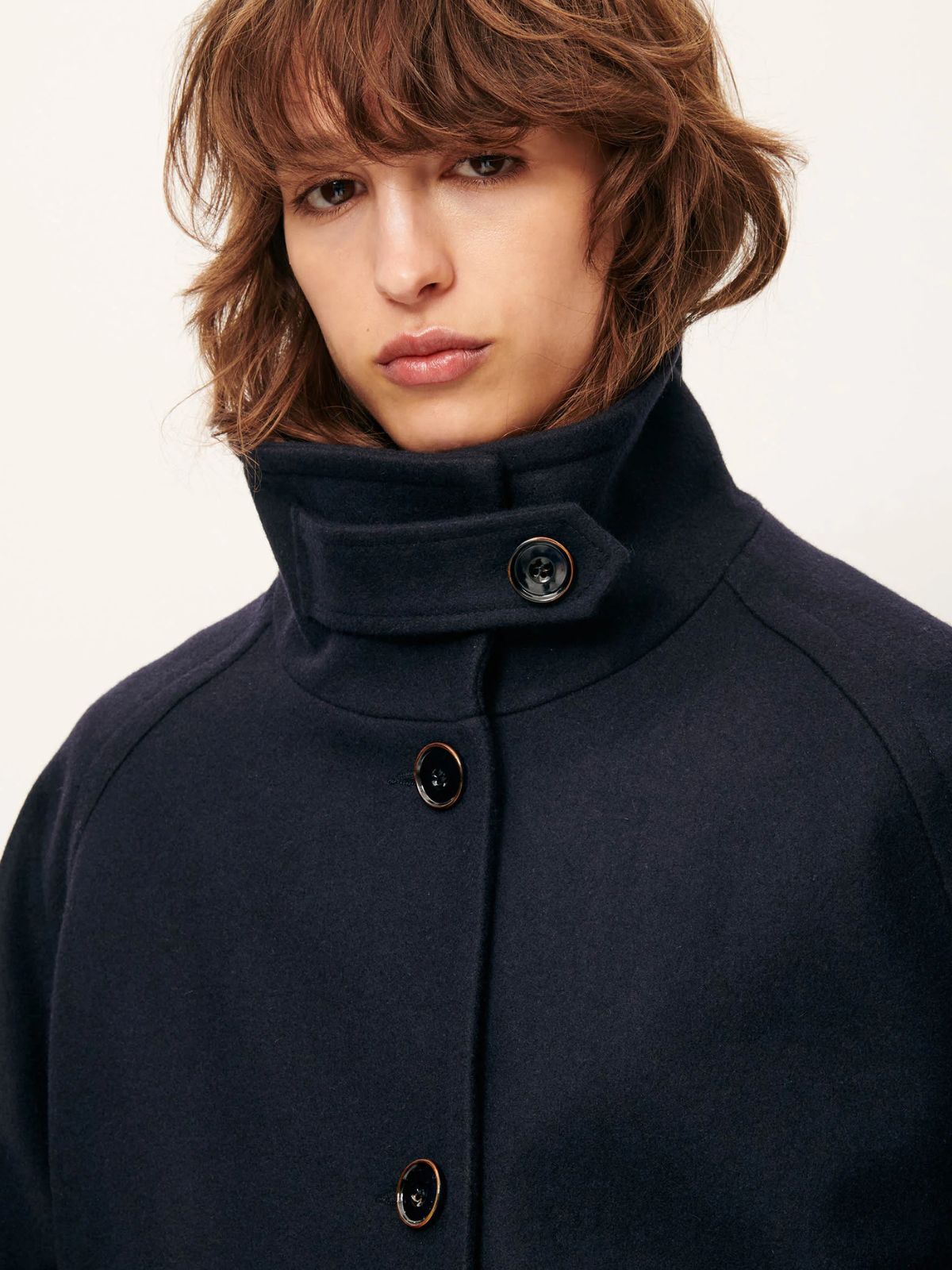 Lee Wooly Coat - Navy