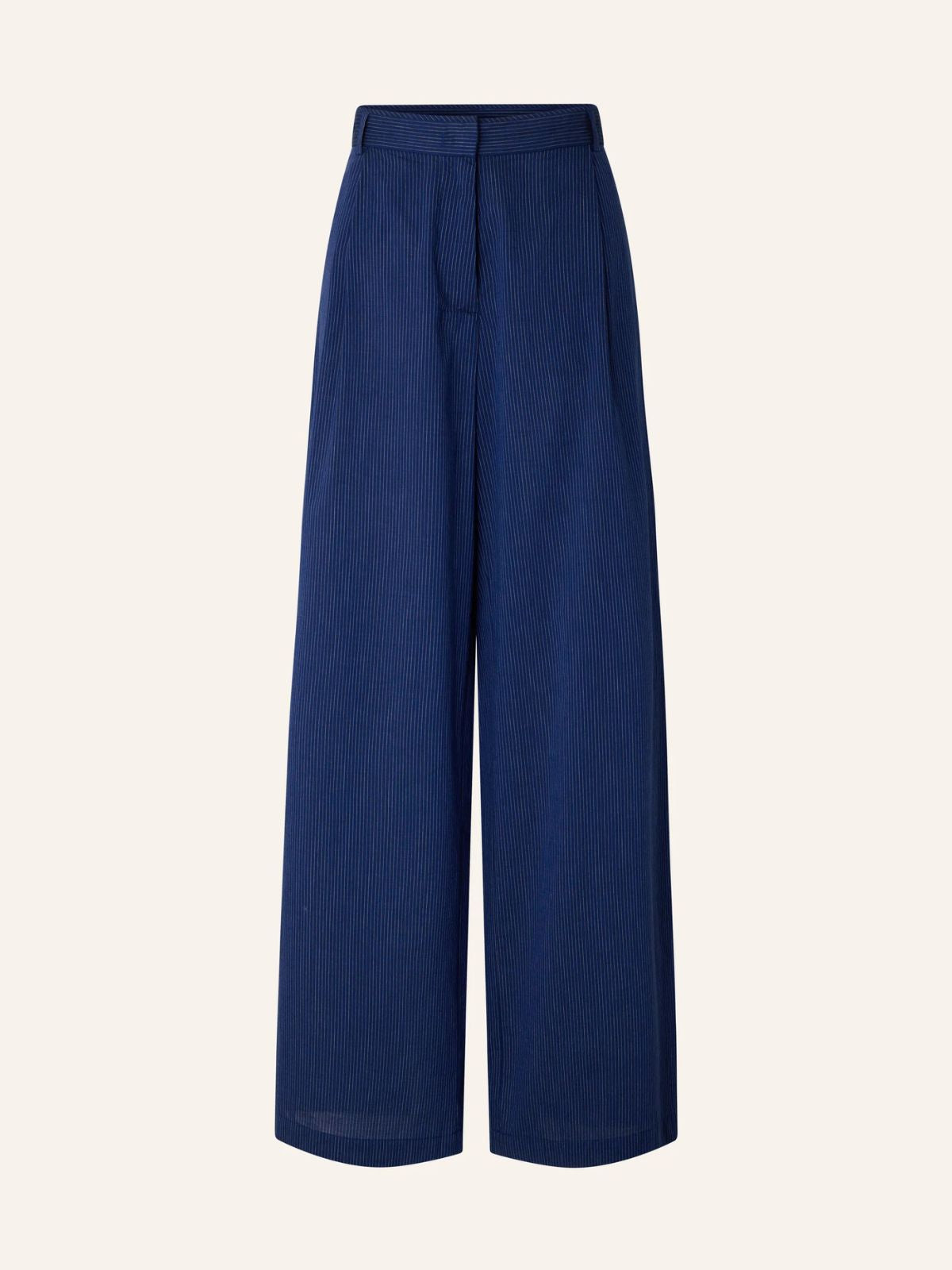 Provencia Pinstripe Trousers - Blue
