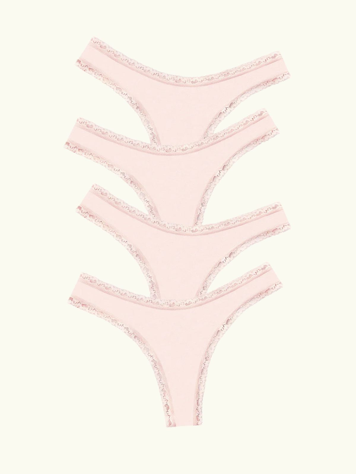 Thong Four Pack - Pink a Boo