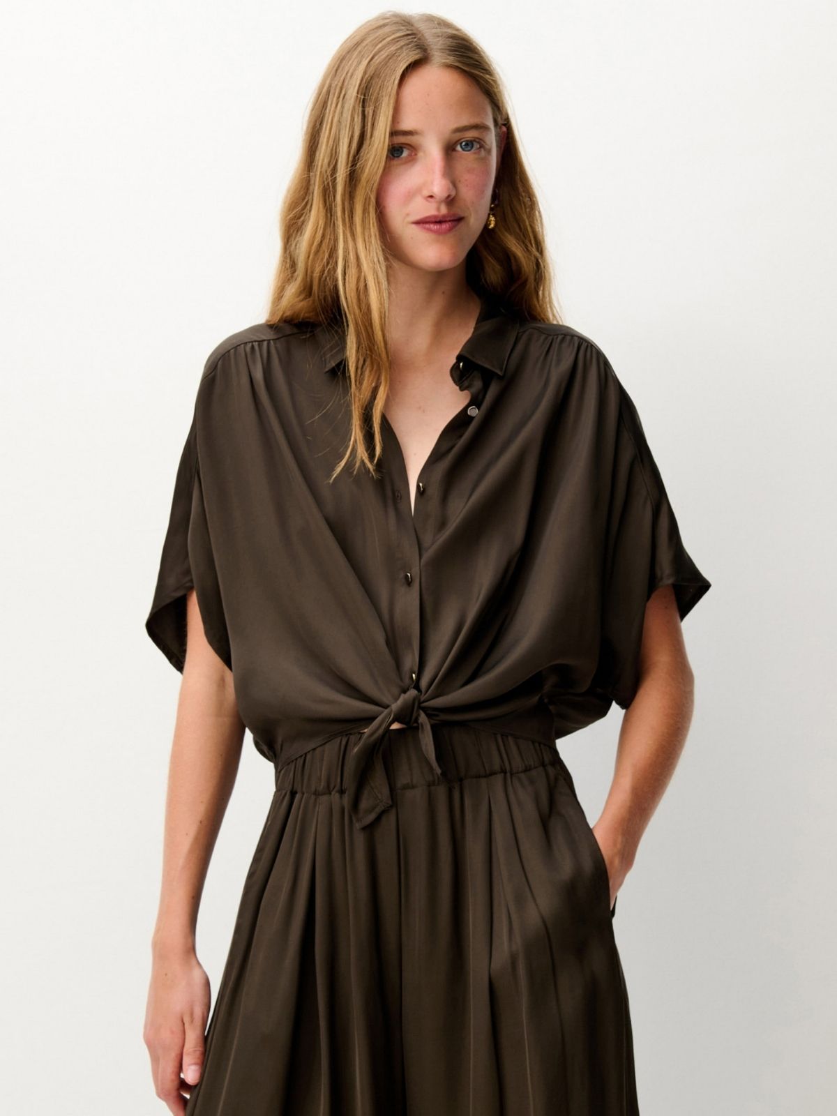 Alfassa Night Shirt - Mud