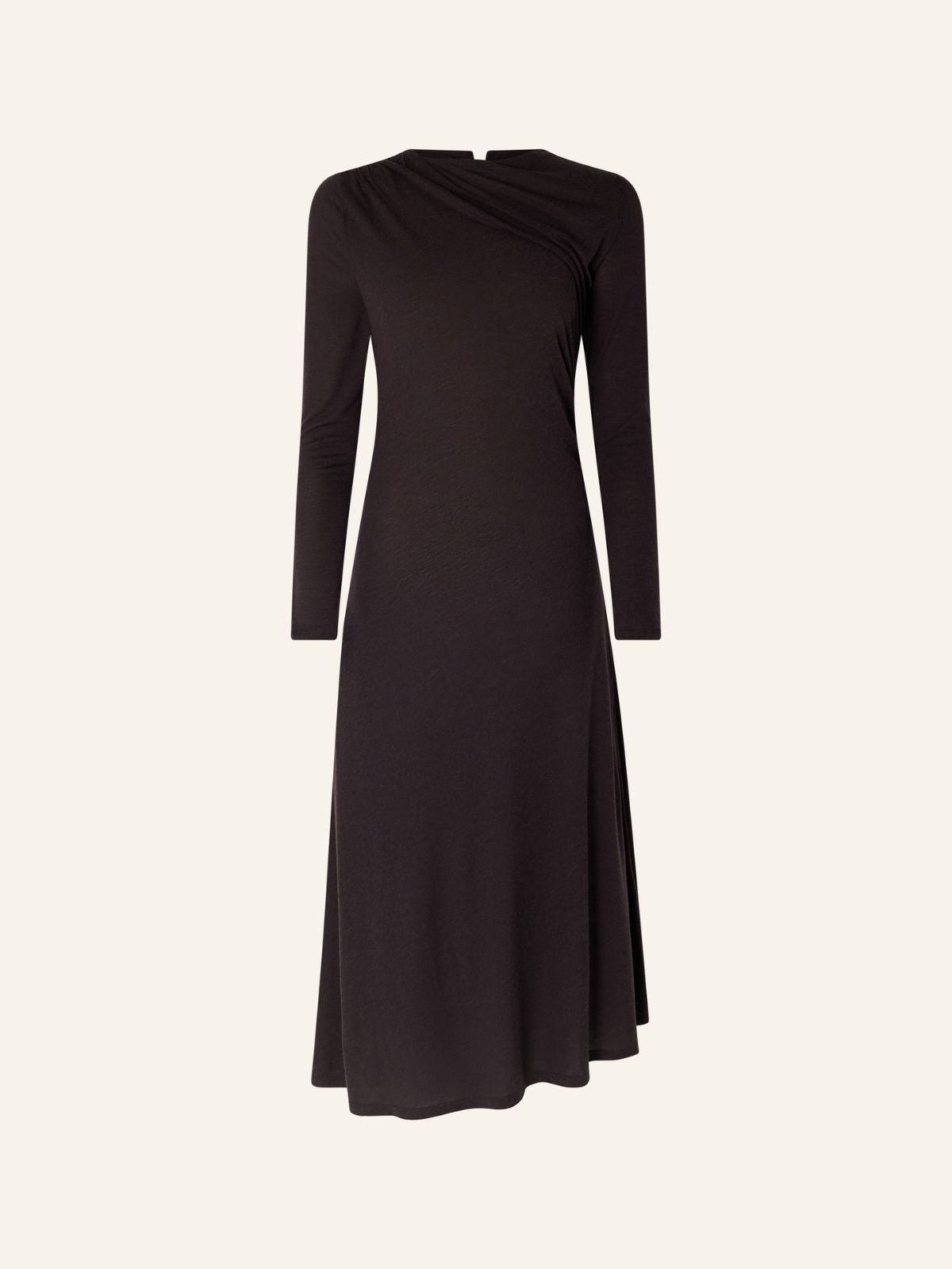 Leganza Gathered Dress - Ebony