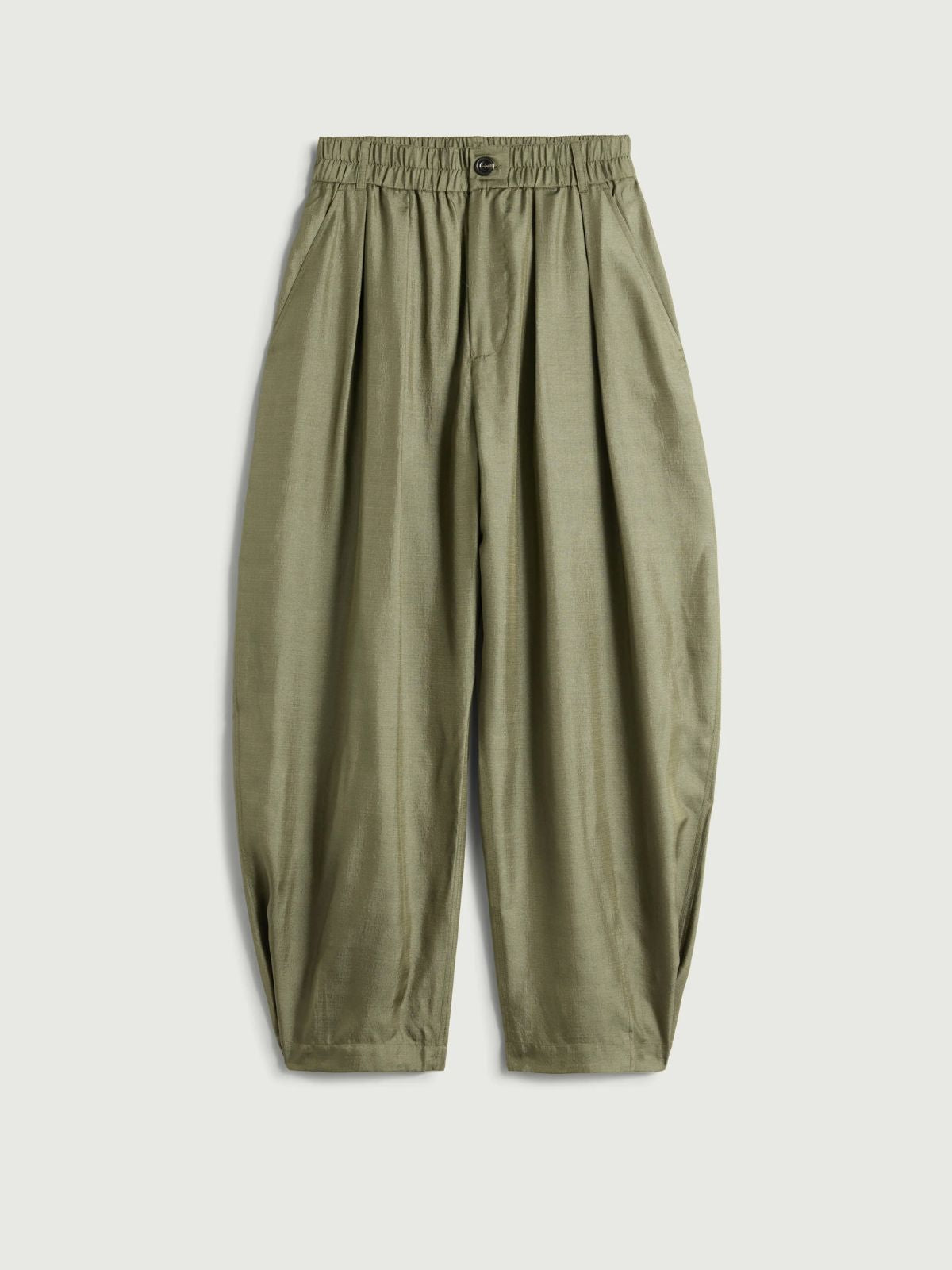 Vernon Tapered Leg Trousers - Olive
