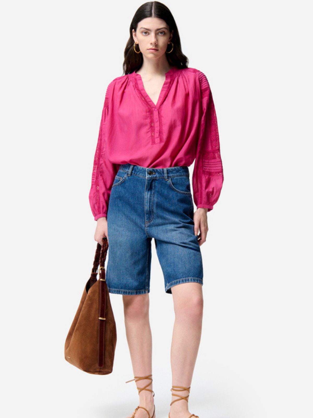 Nipoa Blouse - Fuchsia