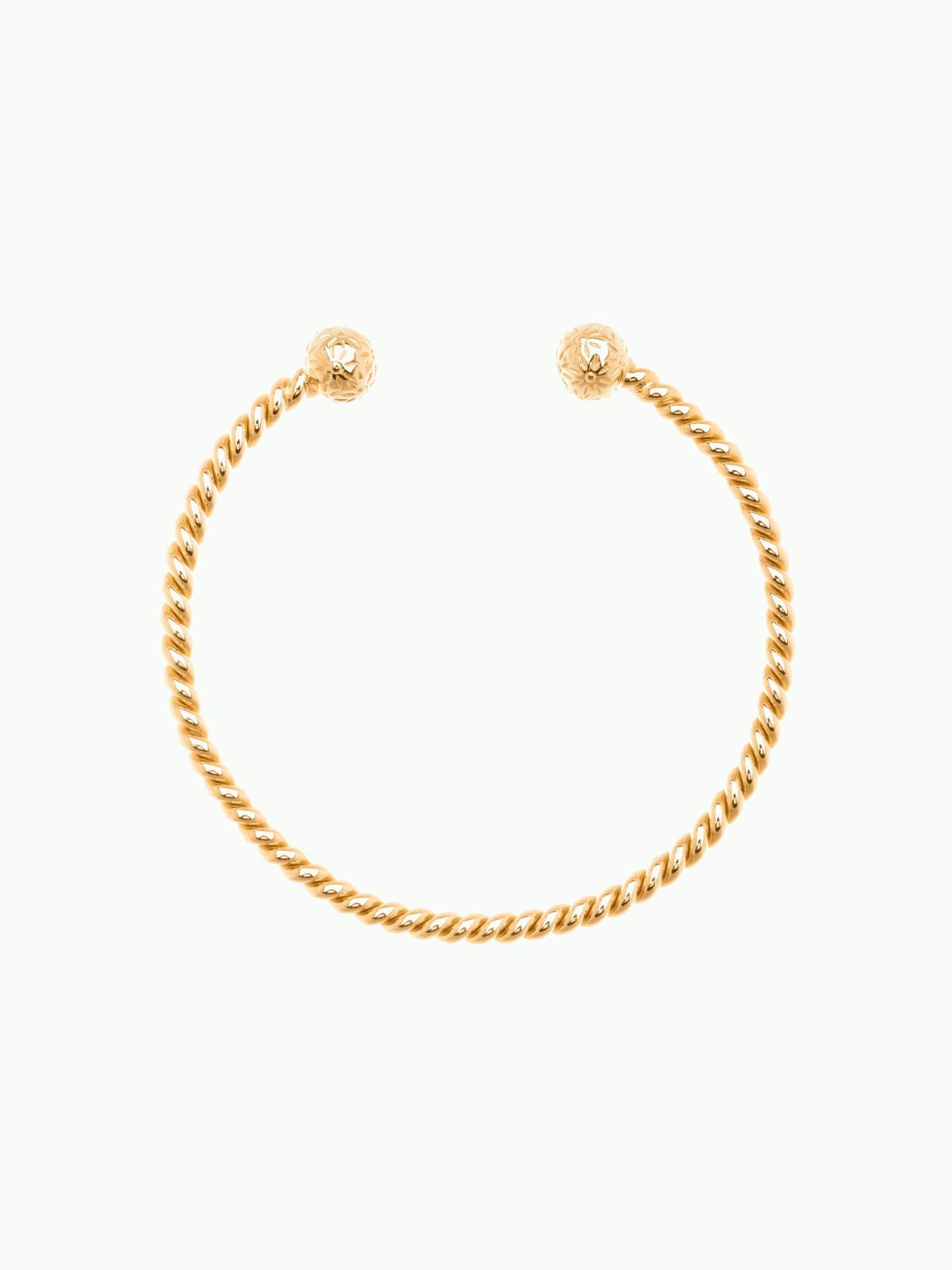 Twist Bangle - Gold