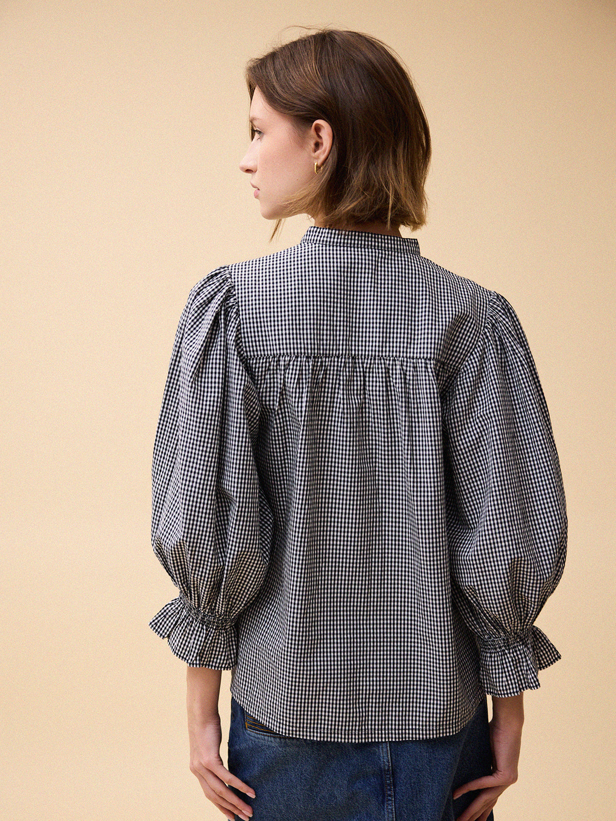 Jamie Gingham Blouse