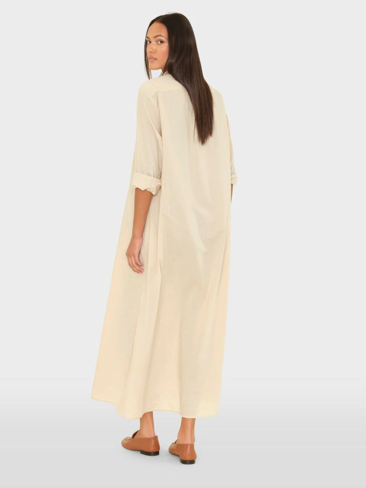 Iris Fashion - XIRENA - Boden Gauze Dress - Parchment