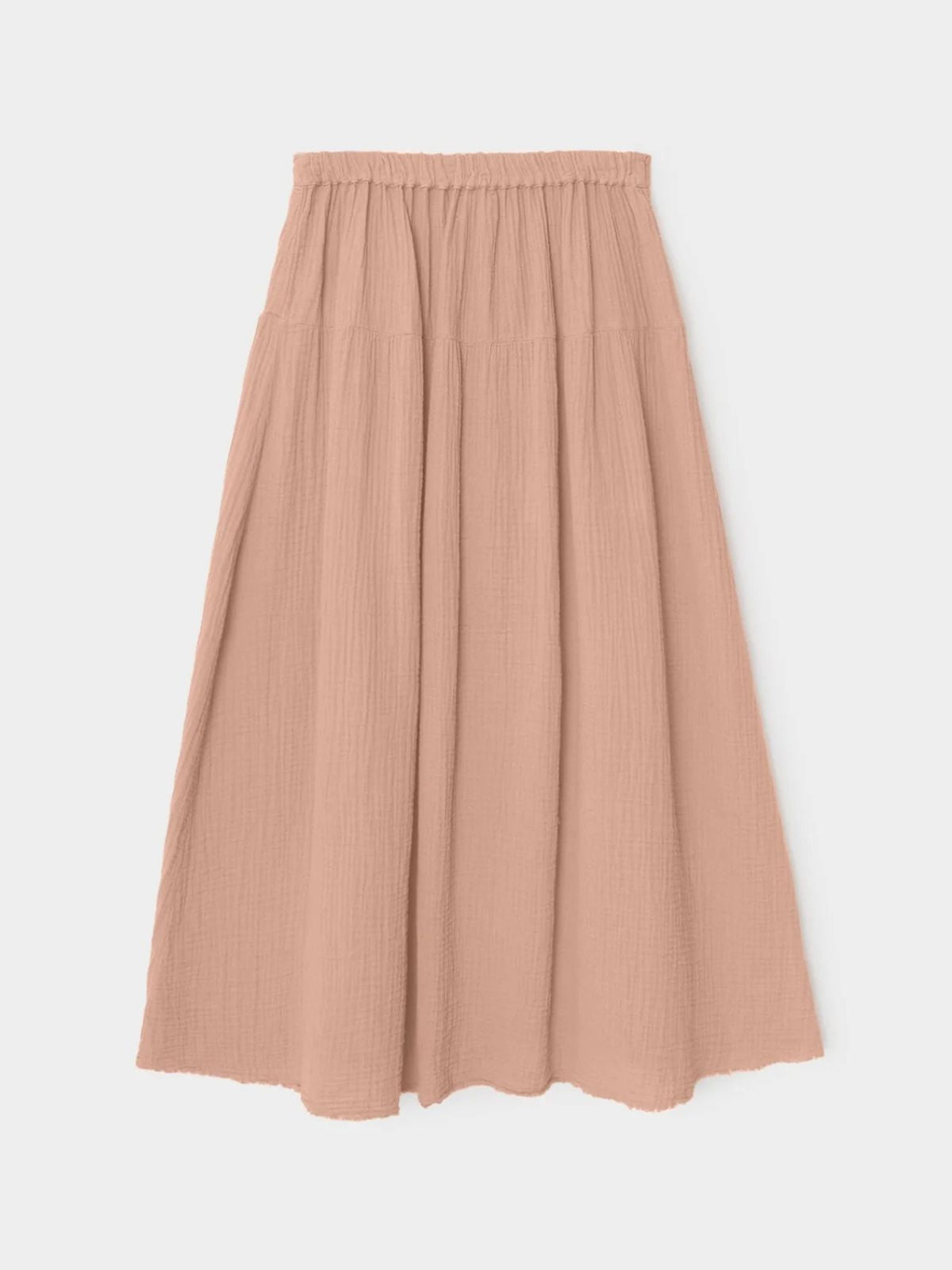 Evelyn gauze skirt - Ash Brown