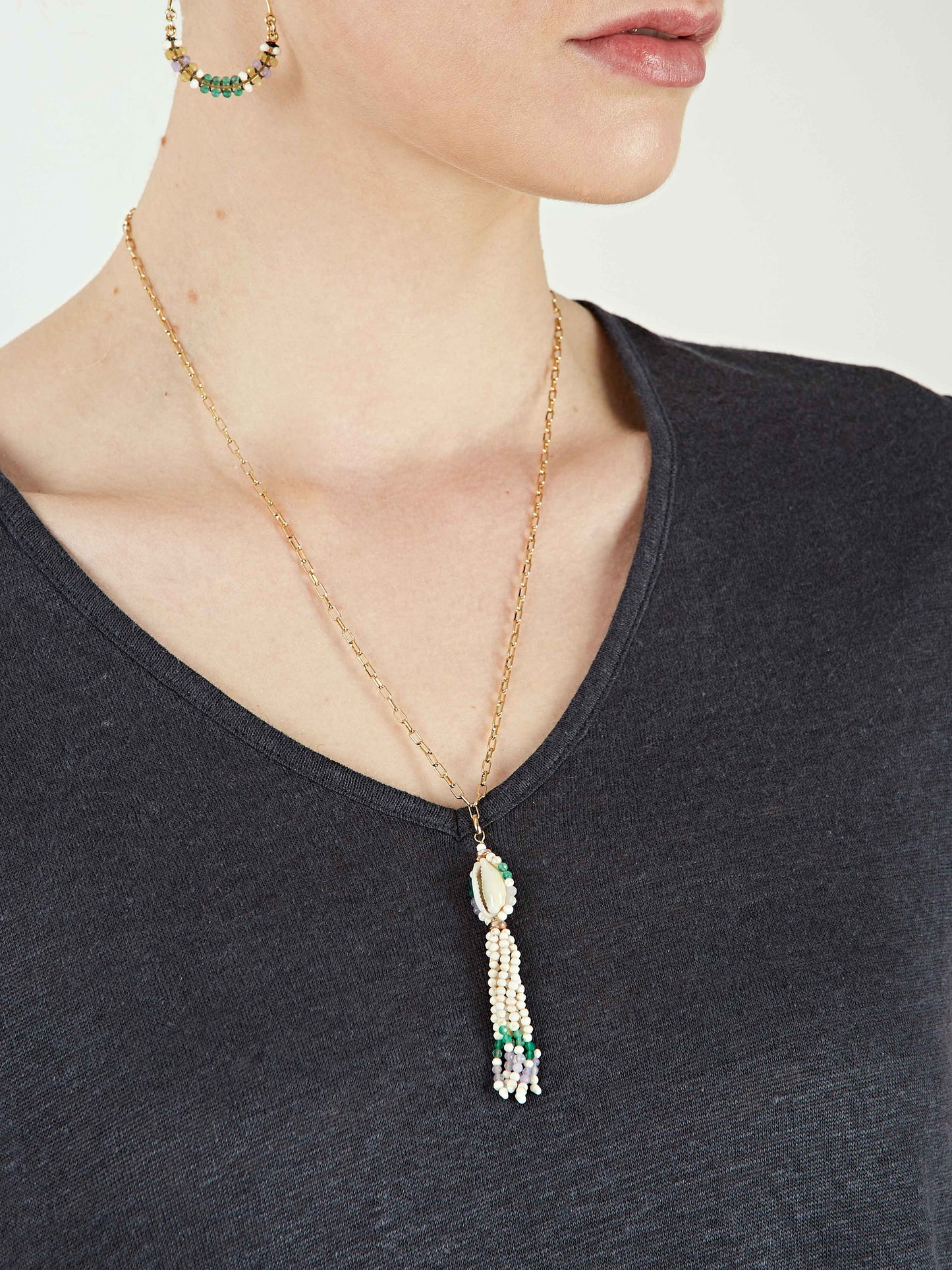 Iris Fashion - ISABEL MARANT ÉTOILE - Beaded Shell Necklace