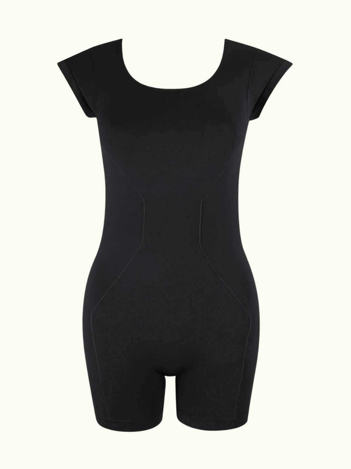 Euphoric Shorts Unitard - Black