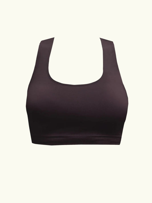 Elated Bra Top - Chocolate Brown